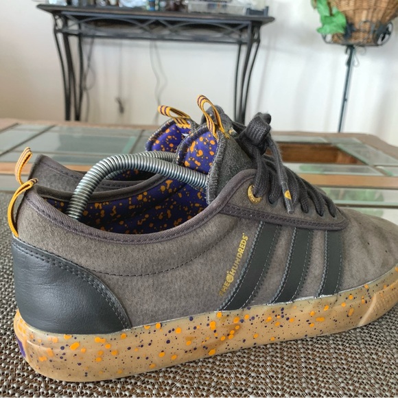 Adidas x The Hundreds LA Lakers NBA Adi-Ease Skate Shoes Mens 11.5 US Q16688 - Picture 6 of 10